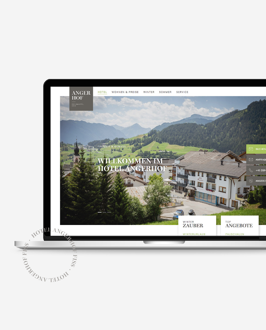Ferienhotel Angerhof - Individual Website