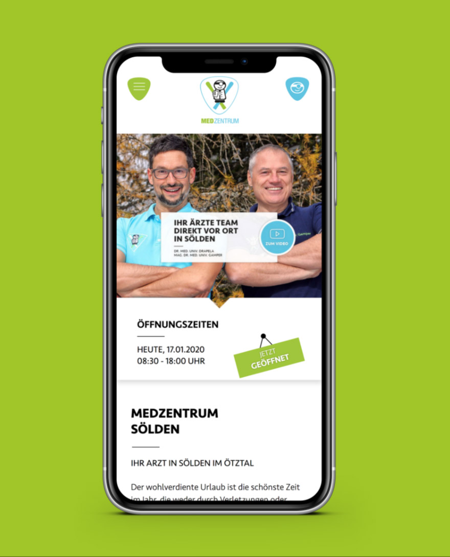 MedZentrum Sölden - Individual Website